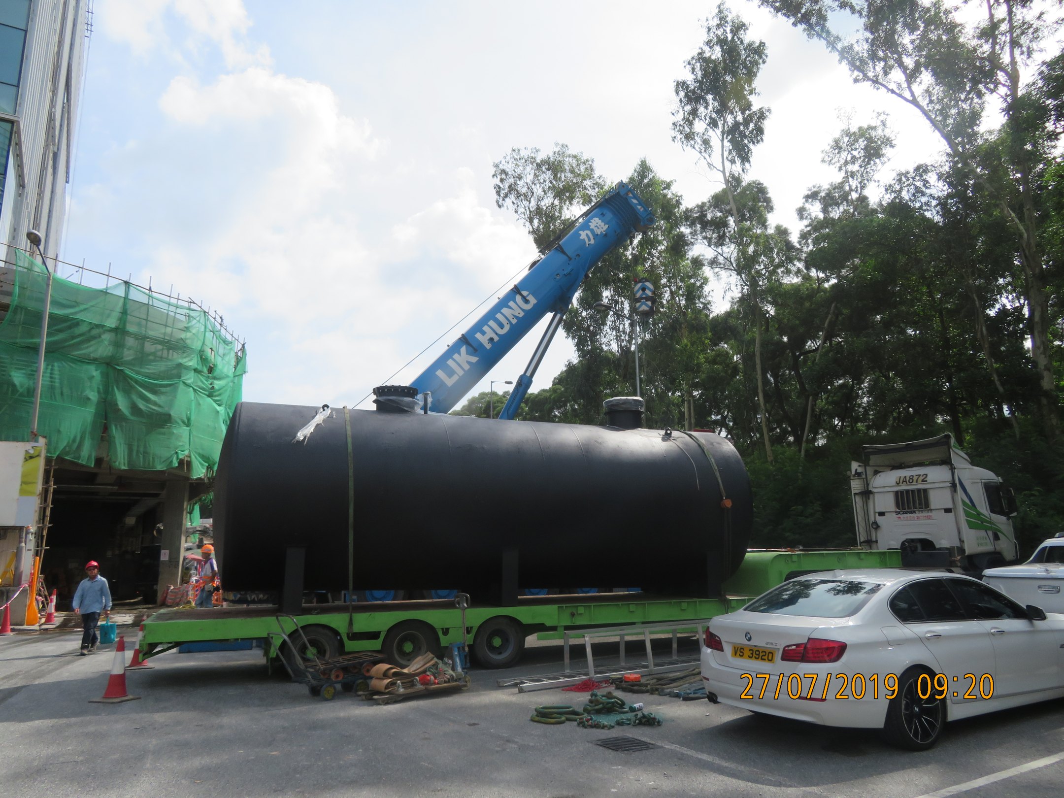 地下儲罐運送 / Underground tank delivery